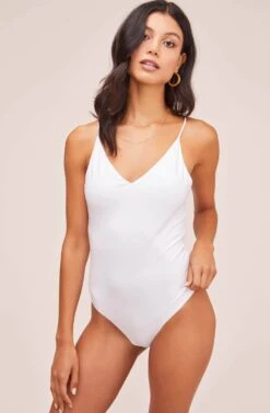 Dani Bodysuit -Dresses Sales Store AT15750 IVORY 5