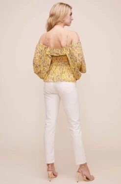 Ruffle Off Shoulder Smocked Floral Top -Dresses Sales Store AT16005 YELLOW FLORAL 5 945x 0847585d faef 4a11 aa41 e805b54a2e4a
