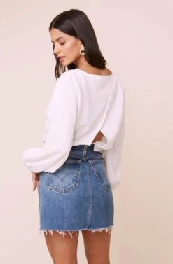 Long Sleeve Dolman Textured Top -Dresses Sales Store AT16177 003 WHITE 7