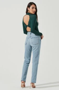 Prue Long Sleeve Back Twist Bodysuit -Dresses Sales Store AT16474 DARKHUNTER 3