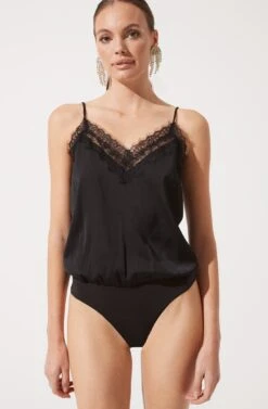 Copy Of Lace Trim Cami Bodysuit -Dresses Sales Store AT16775 003 BLACK 1057 be24912b bd9e 468f 9a1f a16b994bd9f9