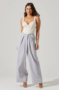 Corset Tank Top -Dresses Sales Store AT17548 CREAM 1