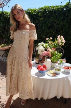 Te Amo Eyelet Midi Dress -Dresses Sales Store DSCF3924 2