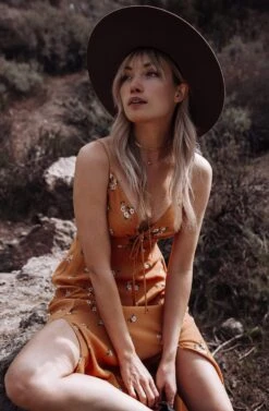 Collin Floral Midi Dress -Dresses Sales Store High Res48A