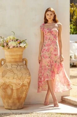 Camelia Floral Midi Dress -Dresses Sales Store MAY SummerWeddingRefresh 5.4 7321