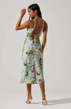 Sandrine Floral Halter Midi Dress -Dresses Sales Store MicrosoftTeams image 33